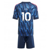 Stroje piłkarskie Arsenal Eberechi Eze #10 Koszulka Wyjazdowej dla dzieci 2025-26 Krótki Rękaw (+ szorty)
